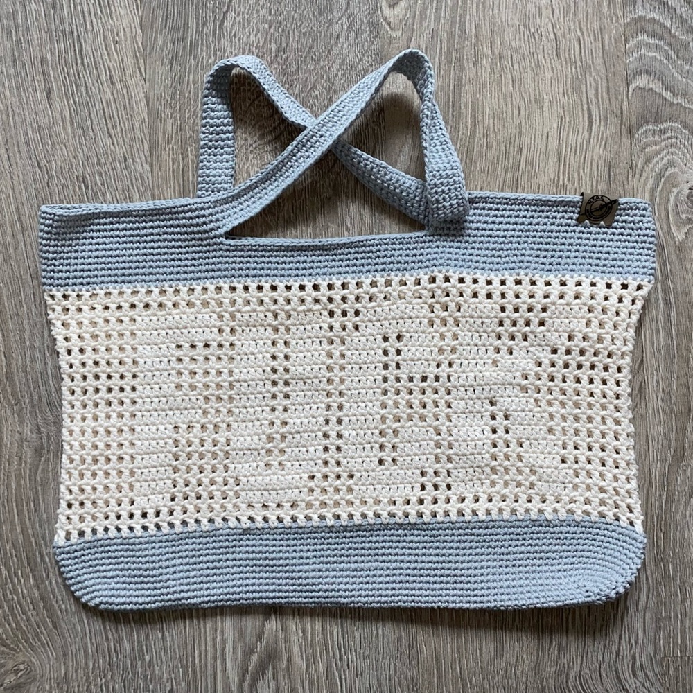 F Word Crochet Bag